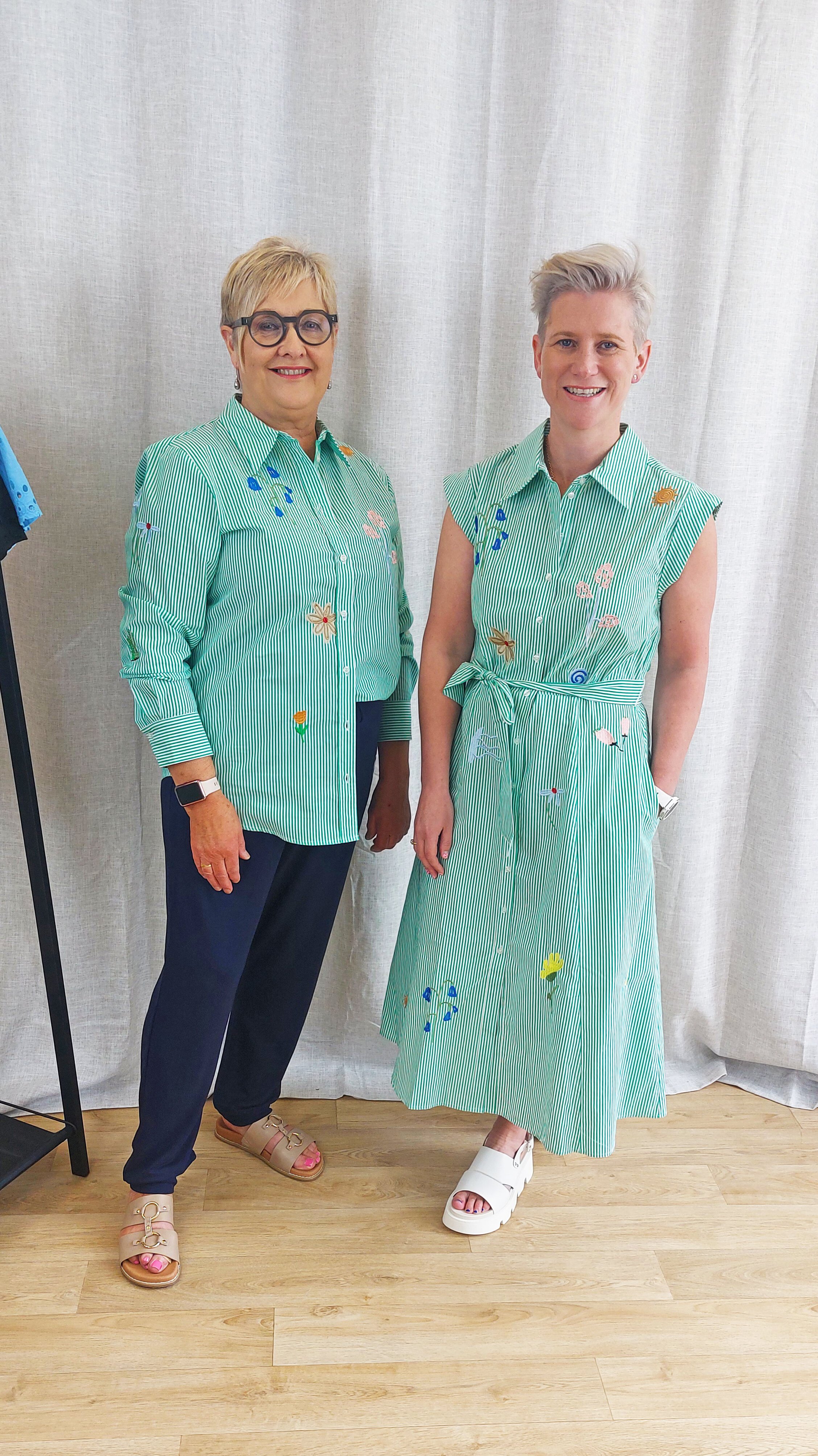 style items clothing on different bodies